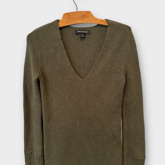 SOMETHING NAVY Fitted Ribbed Mini Tunic Sweater Dress Size XS - Picture 6 of 12